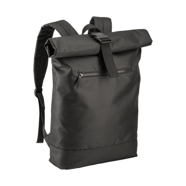 Rucksack aus recyceltem Polyester R-PET PC (17") mit Außentasche mit Reißverschluss